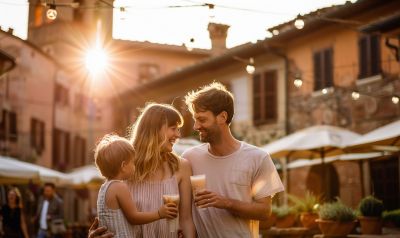urlaub in bella italia mit kindern piazza gelato toskana
